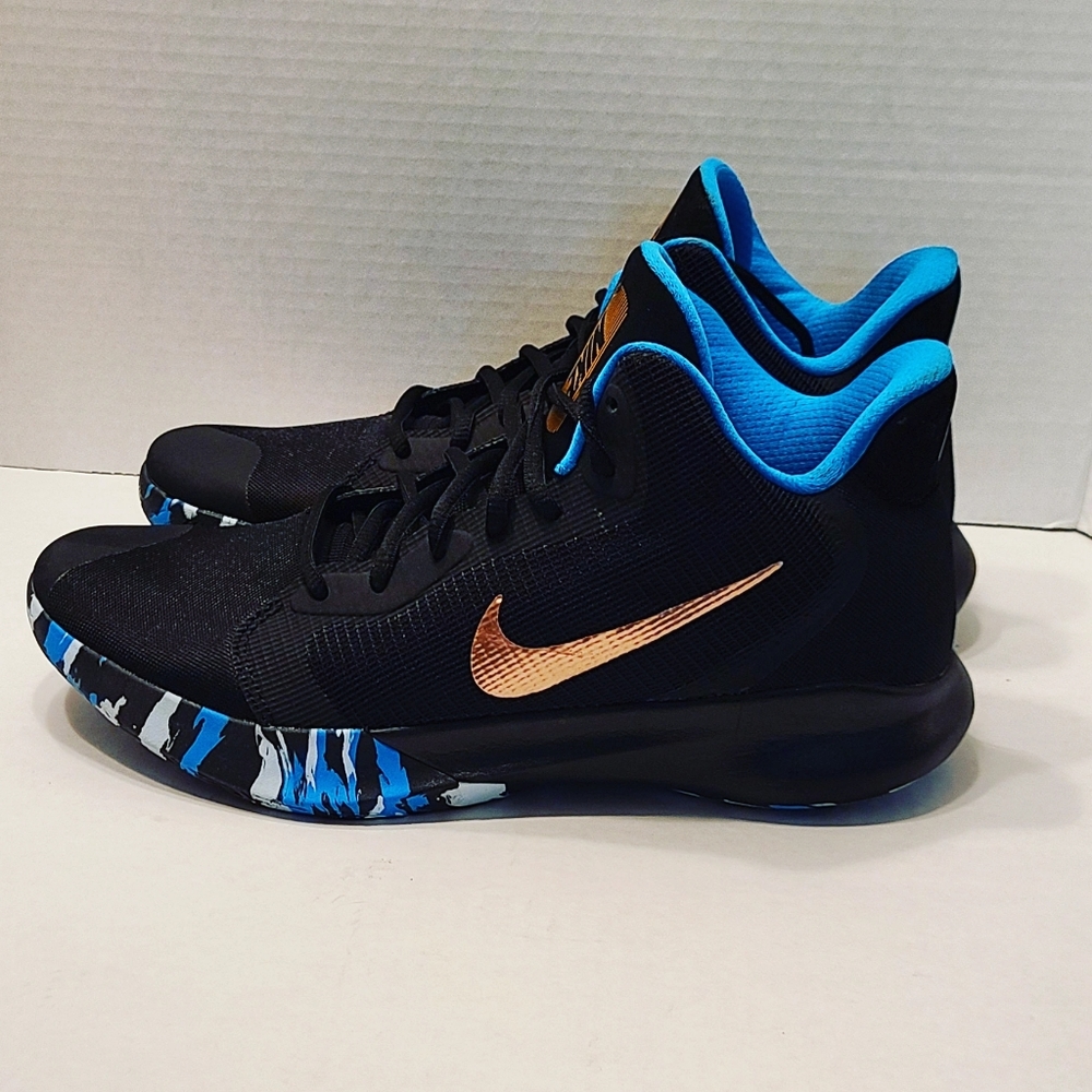 Nike Precision 3 Blue Camo Size 9